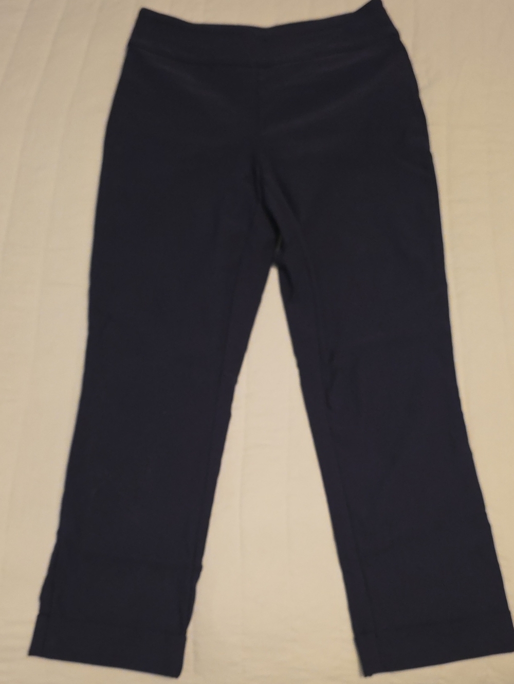 Tribal Navy Leggings with Pull-On Waist